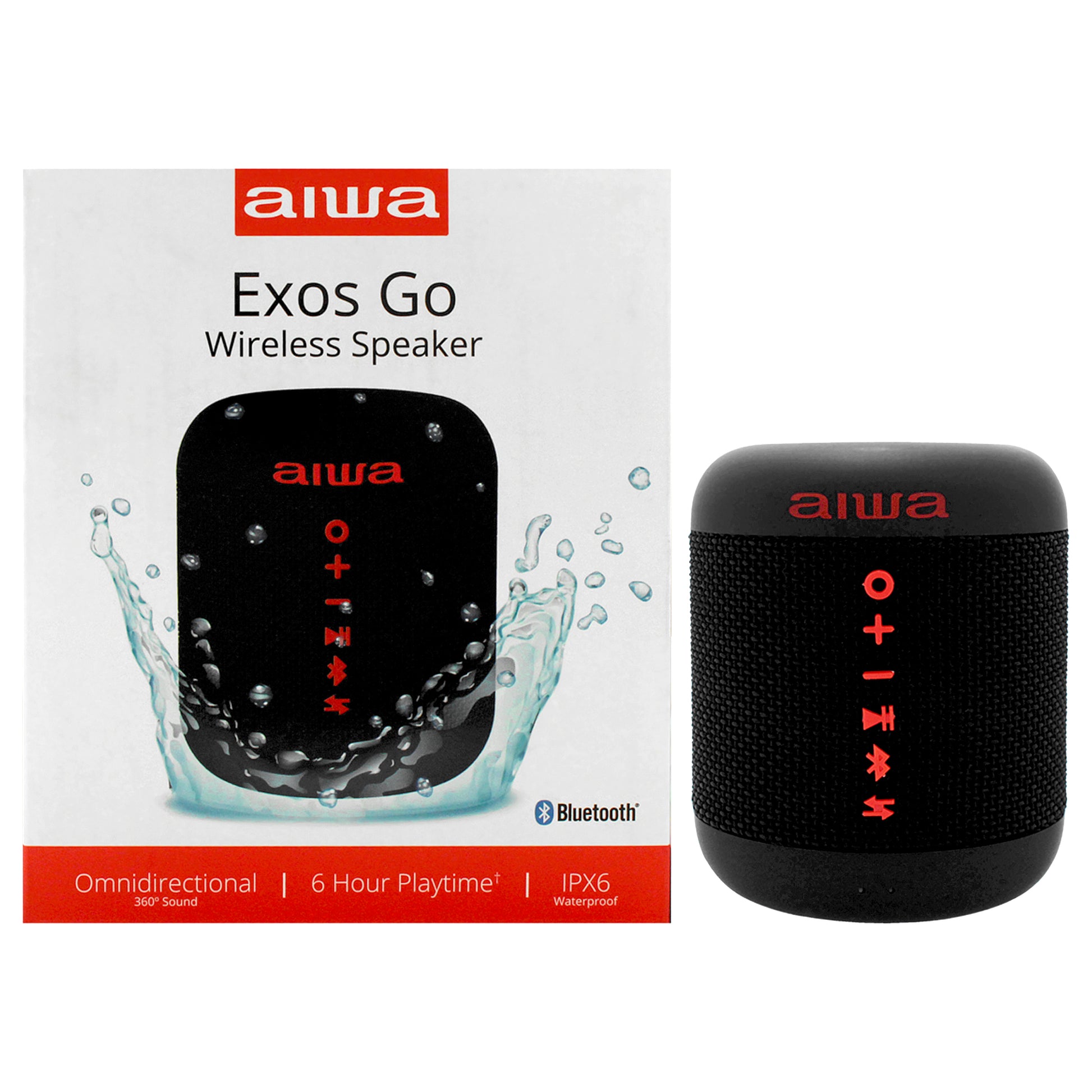 Aiwa Aiwa Audio Exos Go Wireless Speaker Waterproof IPX6