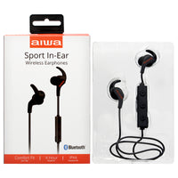 Aiwa Audio Sport In-Ear Wireless Earphones - Black