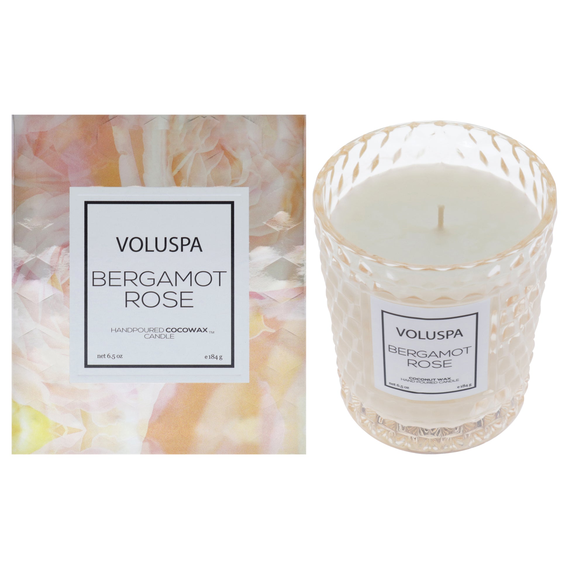 Bergamot Rose Candle by Voluspa for Unisex - 6.5 oz Candle