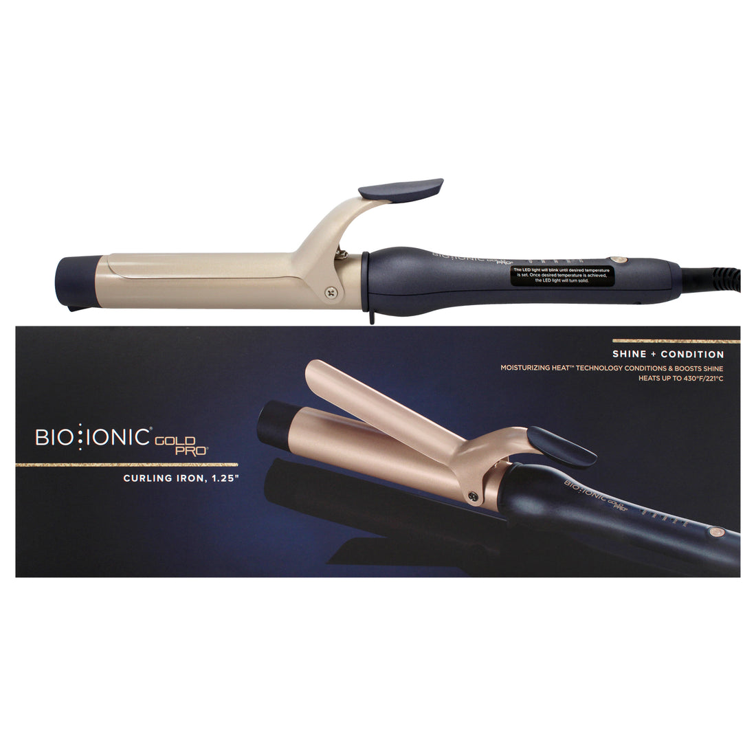 Bio Ionic Gold Pro Curling Iron