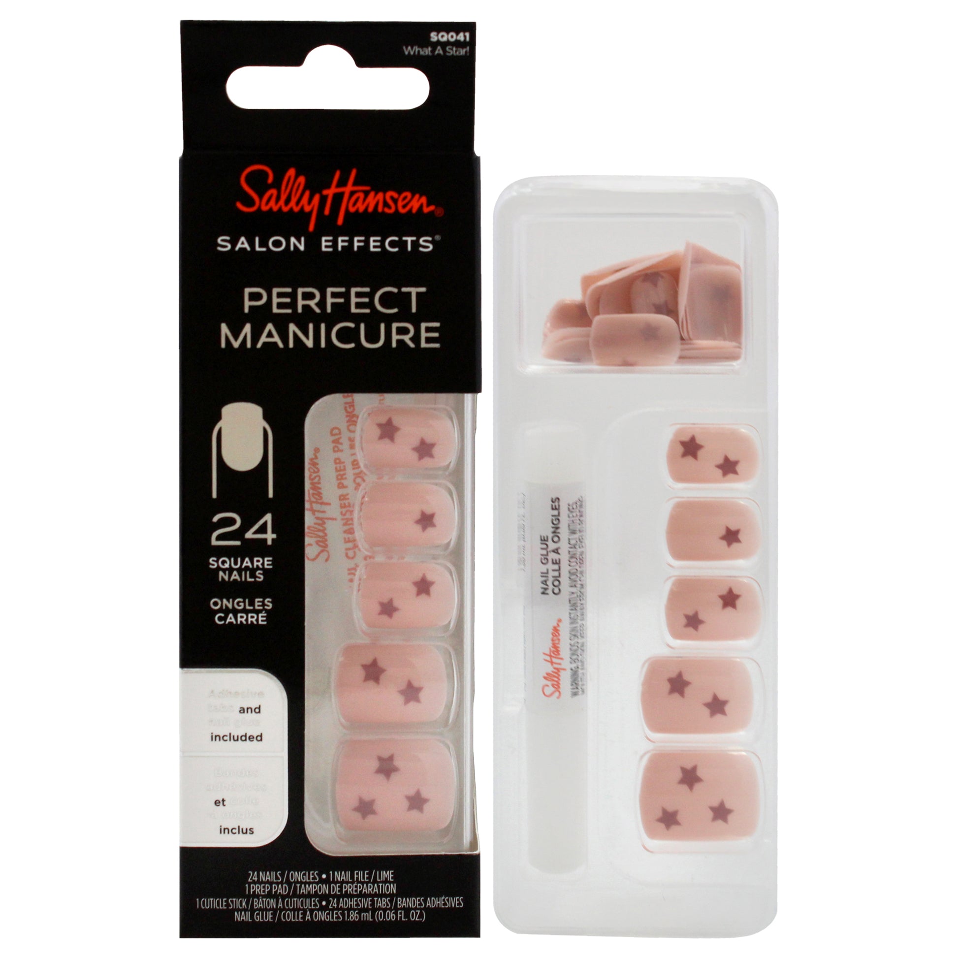 Salon Effects Perfect Manicure Square Nails - SQ041 What A Start!