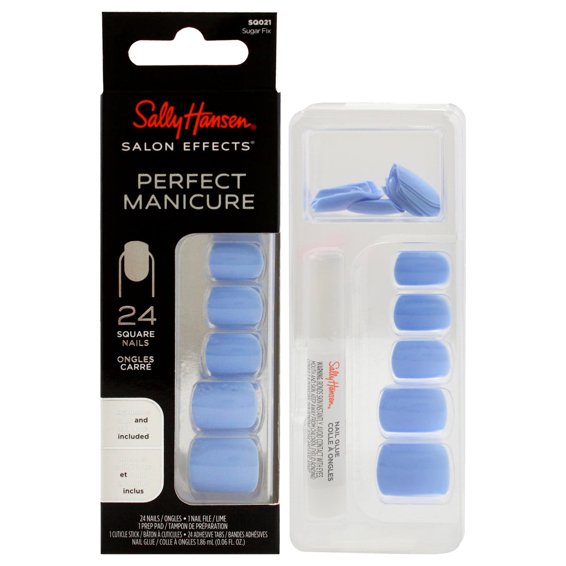 Salon Effects Perfect Manicure Square Nails - SQ021 Sugar Fix