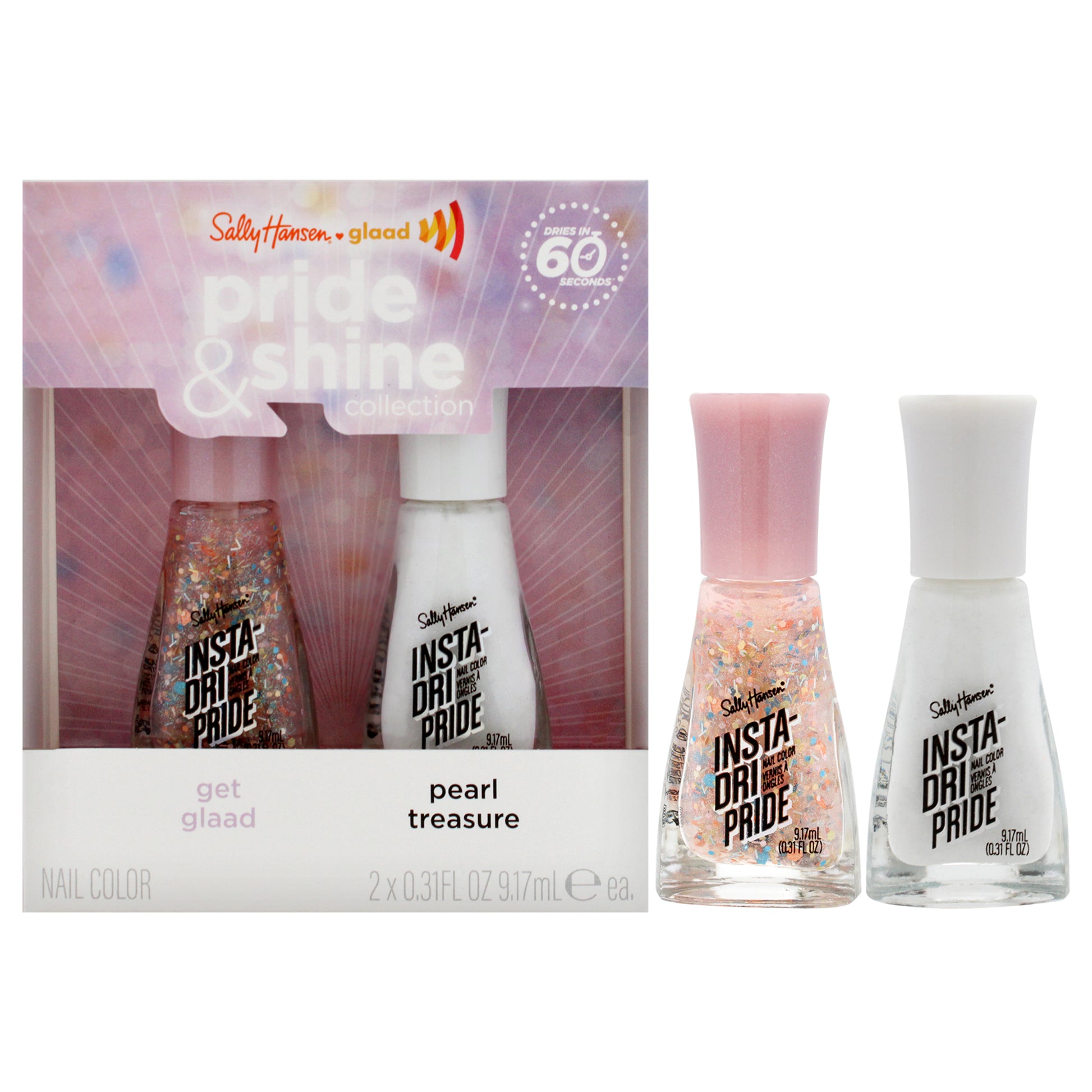 Insta-Dri Pride and Shine Nail Polish Duo