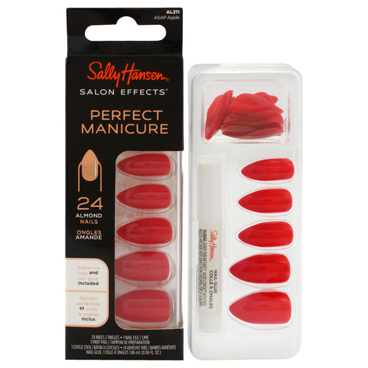 Salon Effects Perfect Manicure Almond Nails - AL211 ASAP Apple