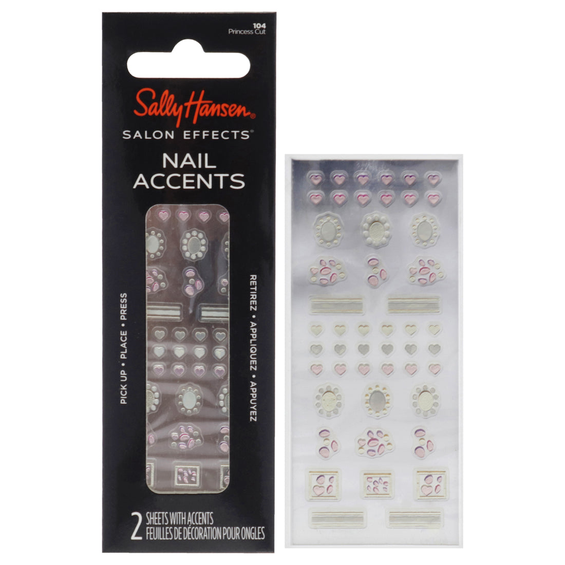 Salon Effects Nail Accents - 104 Princess Cut
