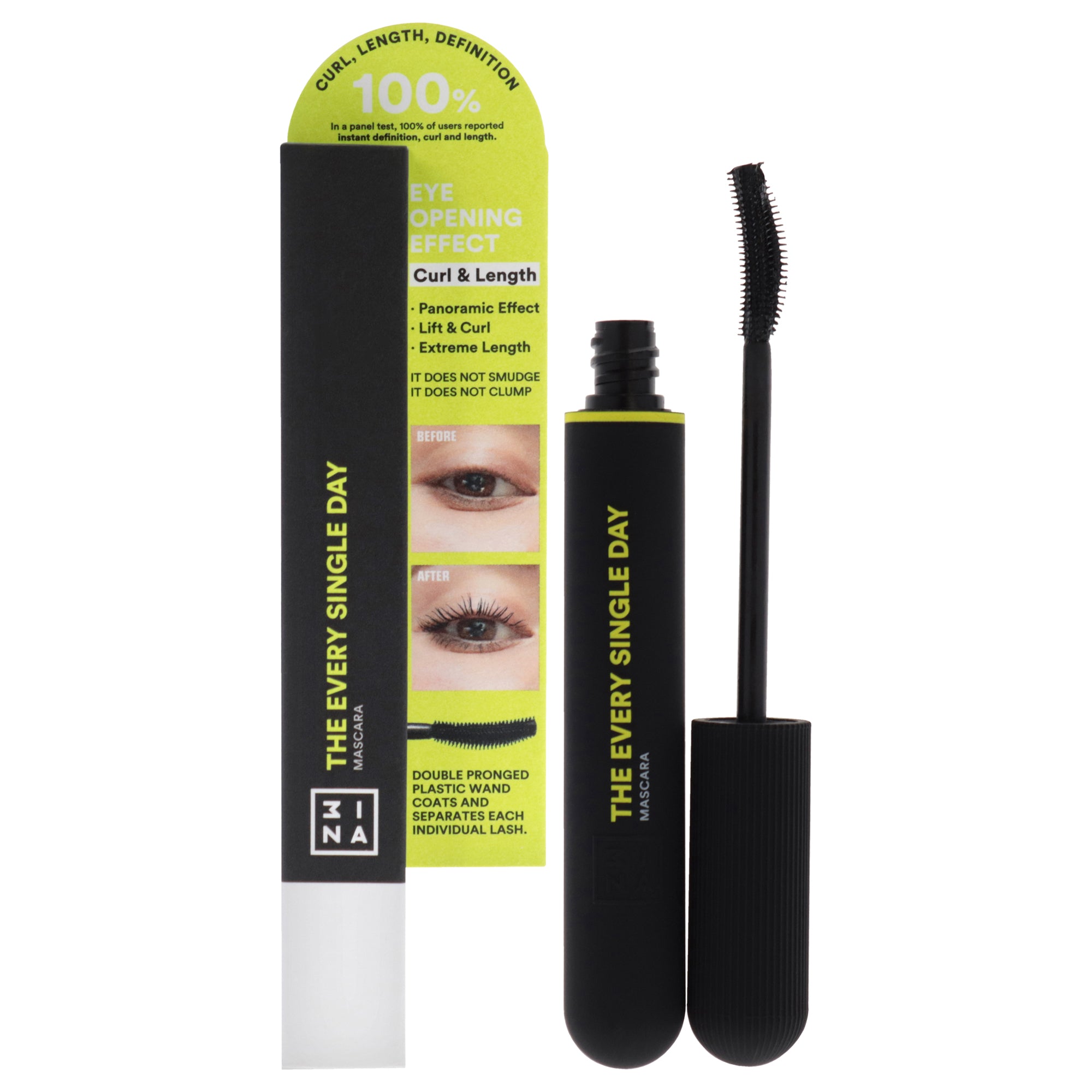 The Every Single Day Mascara - 900 Black by 3INA for Women - 0.24 oz ...