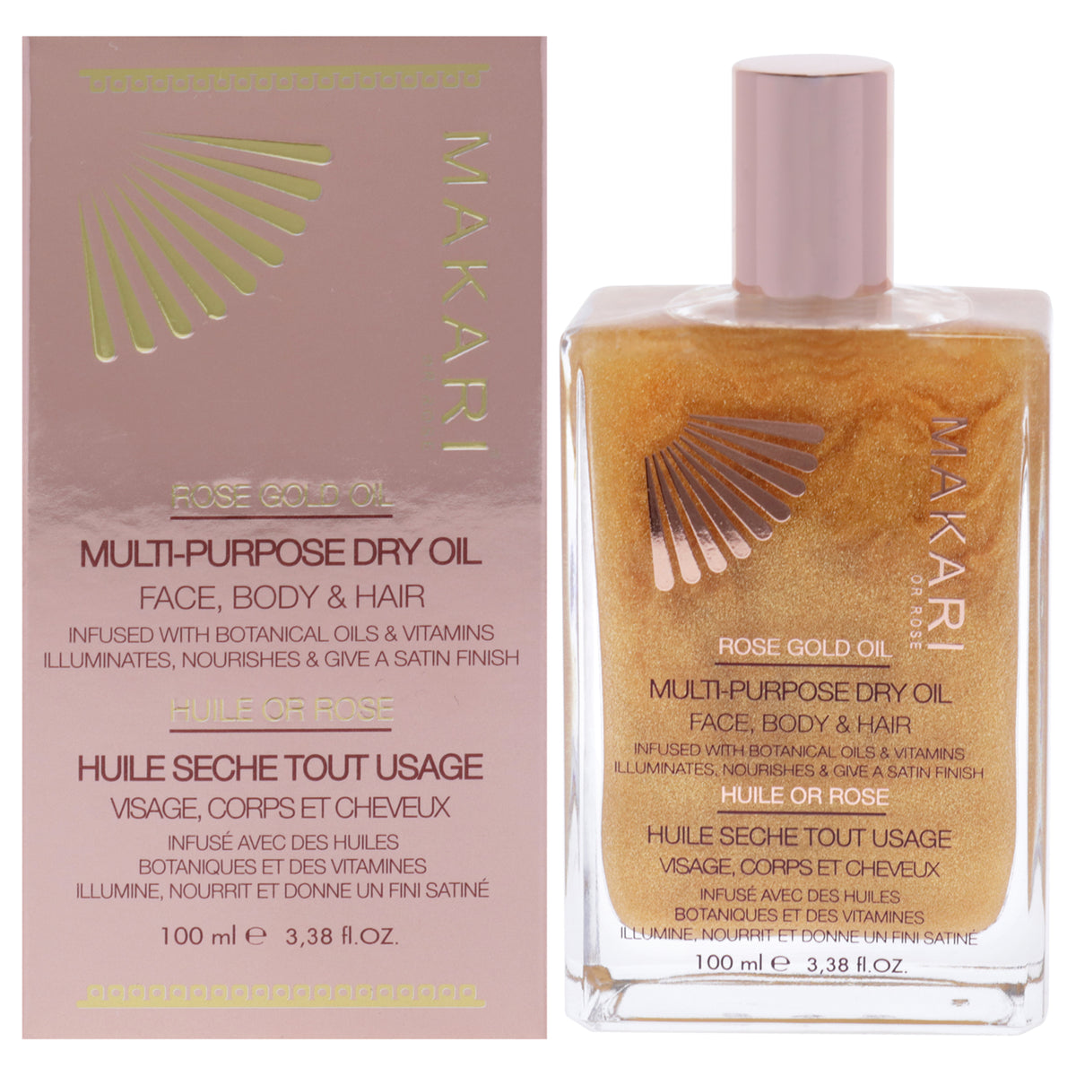 Rose Gold Multi Purpose Dry Oil