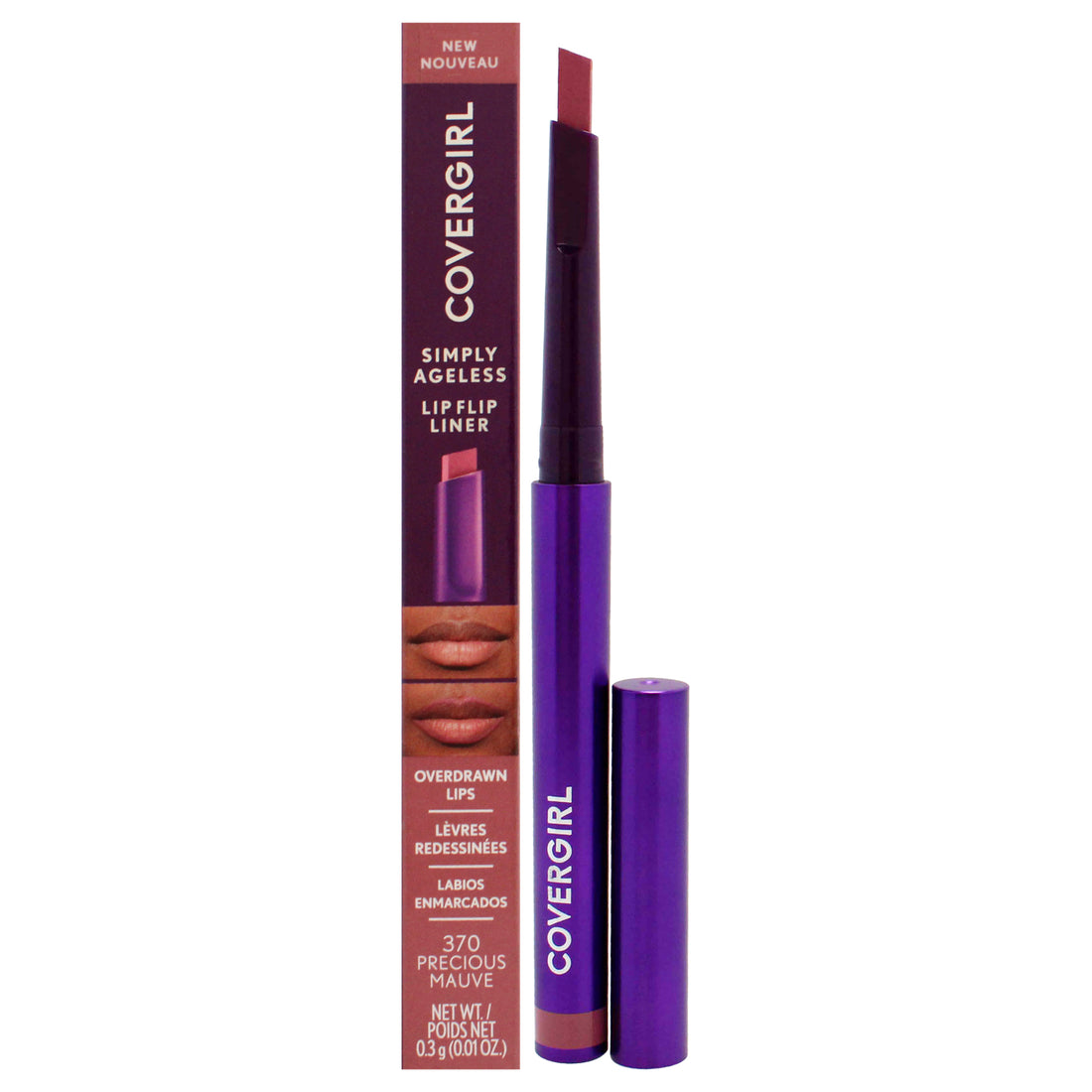 Simply Ageless Lip Flip Liner - 370 Precious Mauve