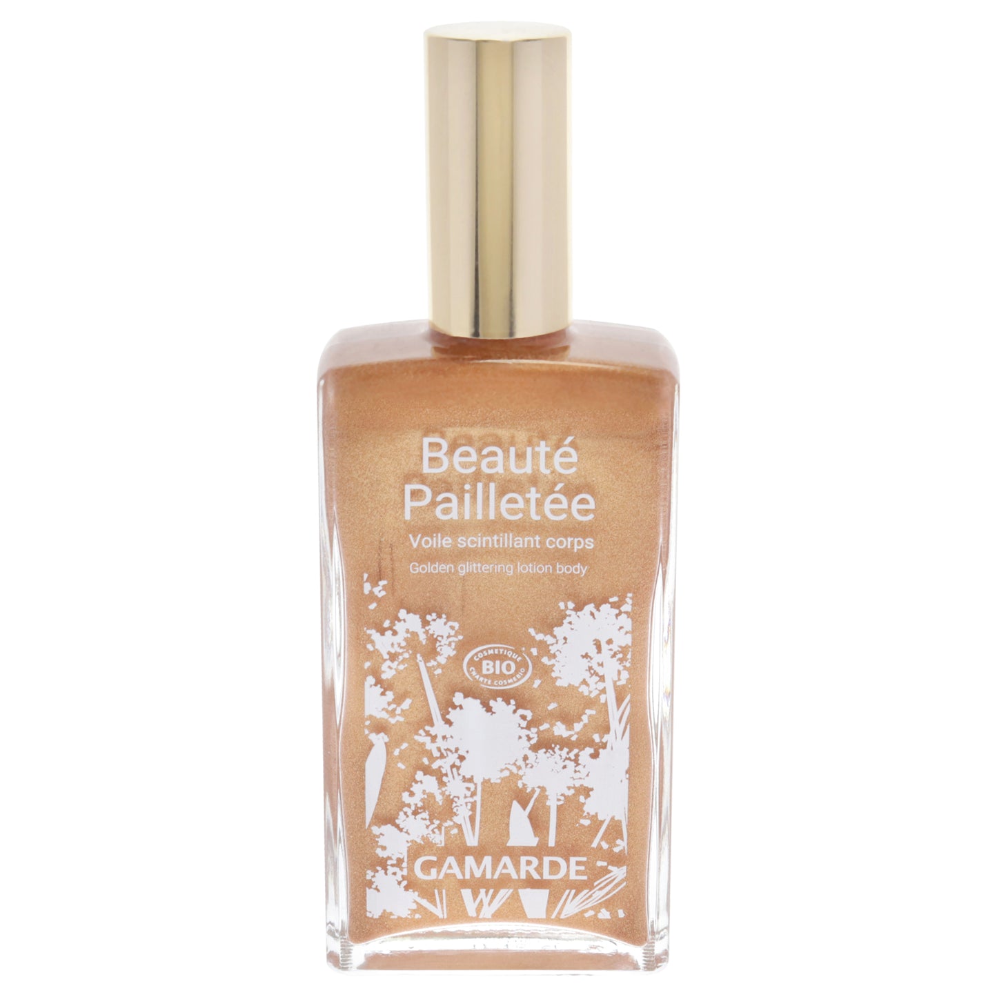 Golden Glittering Lotion Body