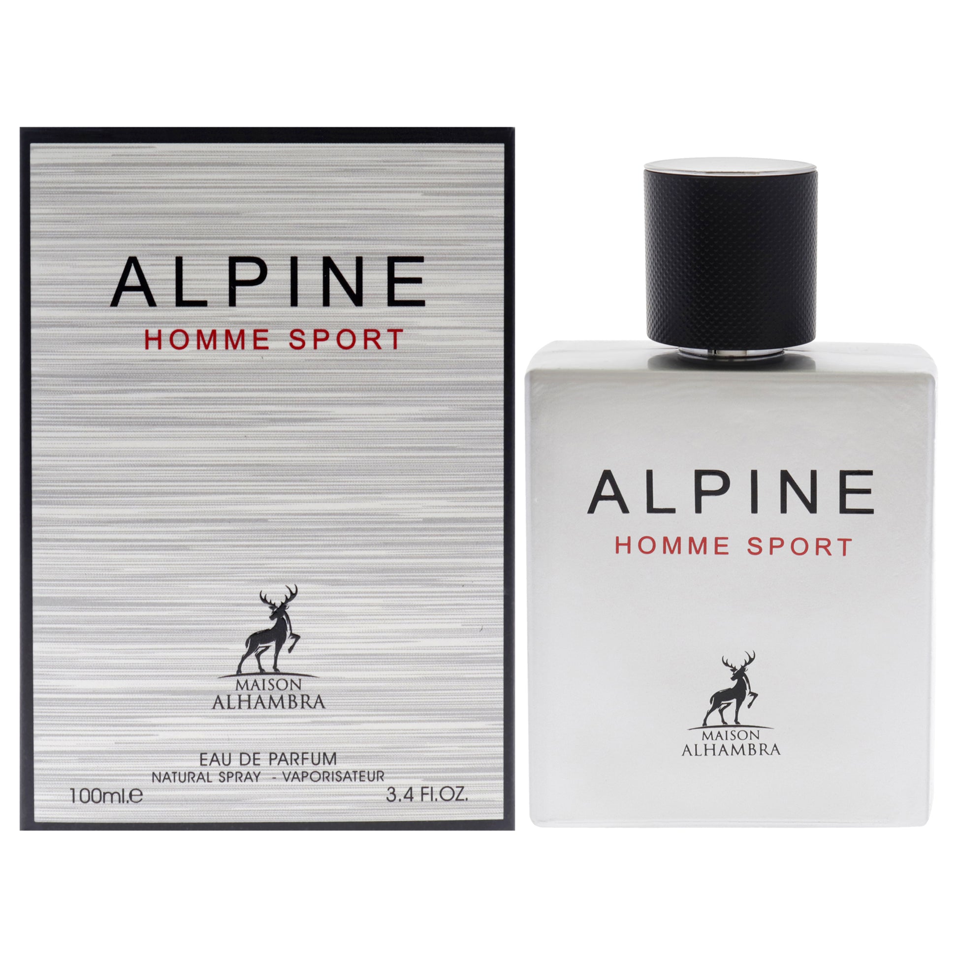 Alpine Homme Sport by Maison Alhambra for Men - 3.4 oz EDP Spray