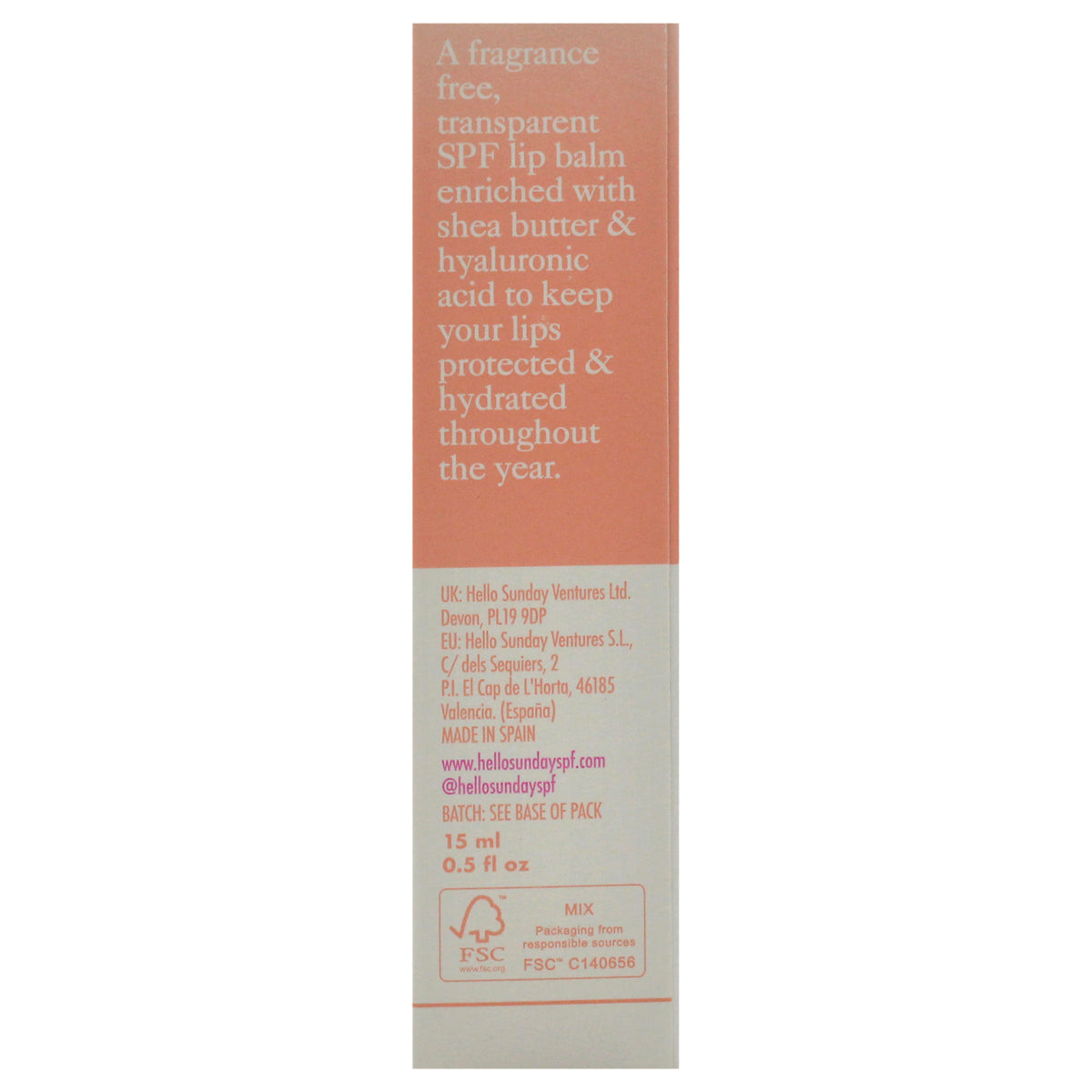 The One For Your Lips SPF 50 Balm