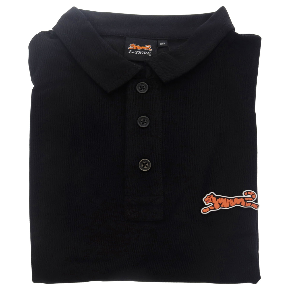 Classic Cotton Polo Shirt - Black