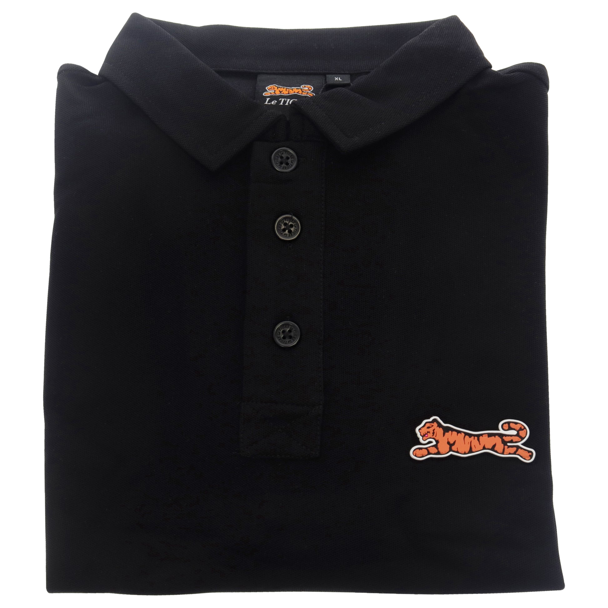 Classic Cotton Polo Shirt - Black