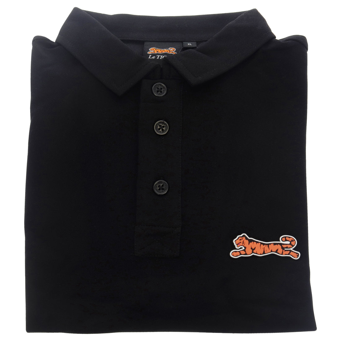 Classic Cotton Polo Shirt - Black