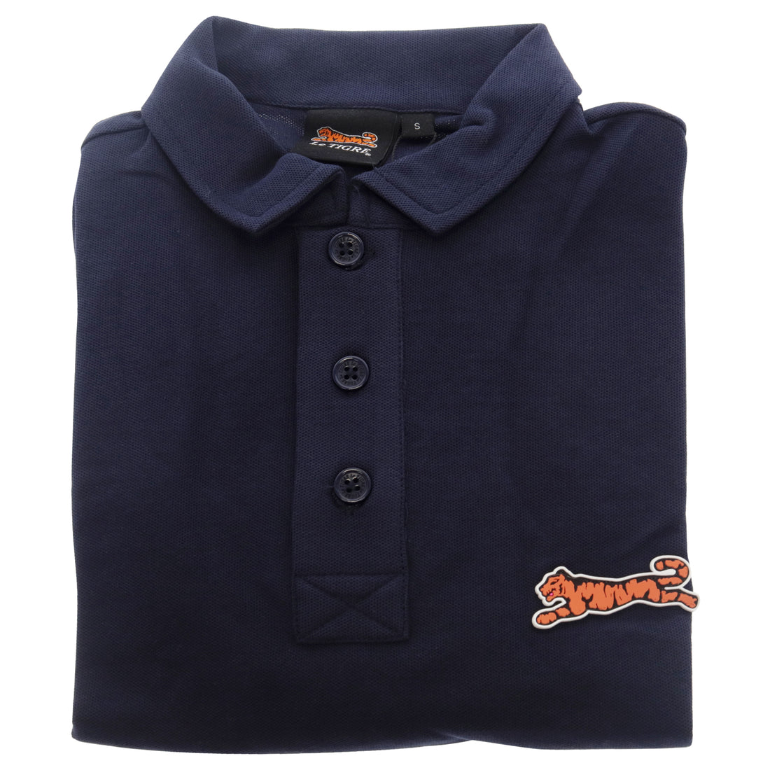 Classic Cotton Polo Shirt - Navy by Le Tigre for Men - 1 Pc Shirt (S)