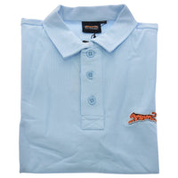 Classic Cotton Polo Shirt - Sky Blue