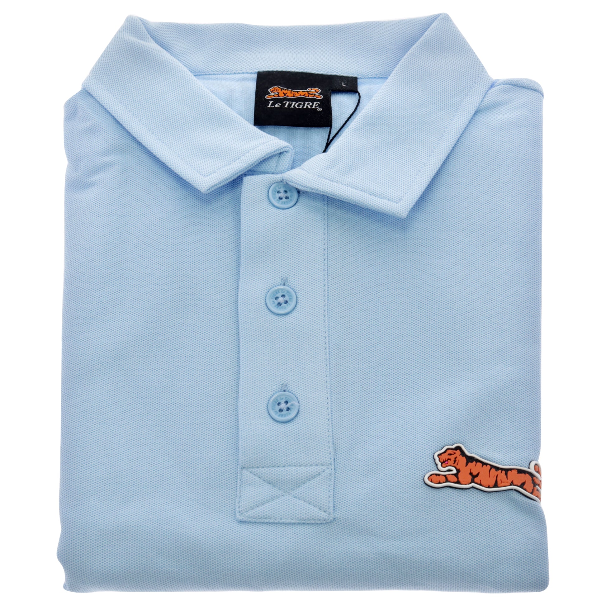 Classic Cotton Polo Shirt - Sky Blue