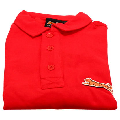 Classic Cotton Polo Shirt - Red