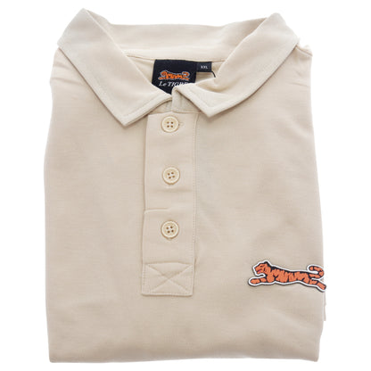 Classic Cotton Polo Shirt - Beige