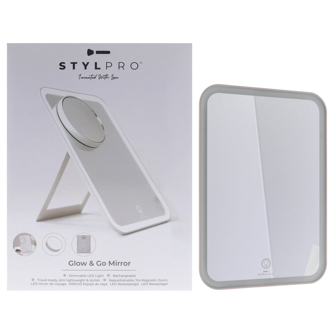 Stylpro Glow and Go Travel Mirror