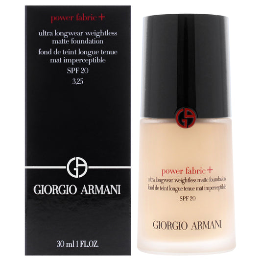 Power Fabric Plus Longwear Weightless Matte Foundation SPF 20 - 3.25 Light With Gold