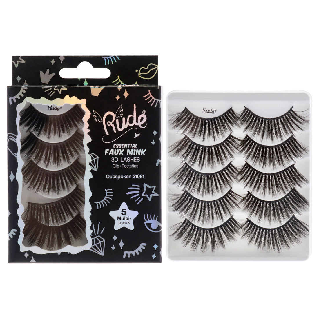 Essential Faux Mink 3D Lashes - Outspoken
