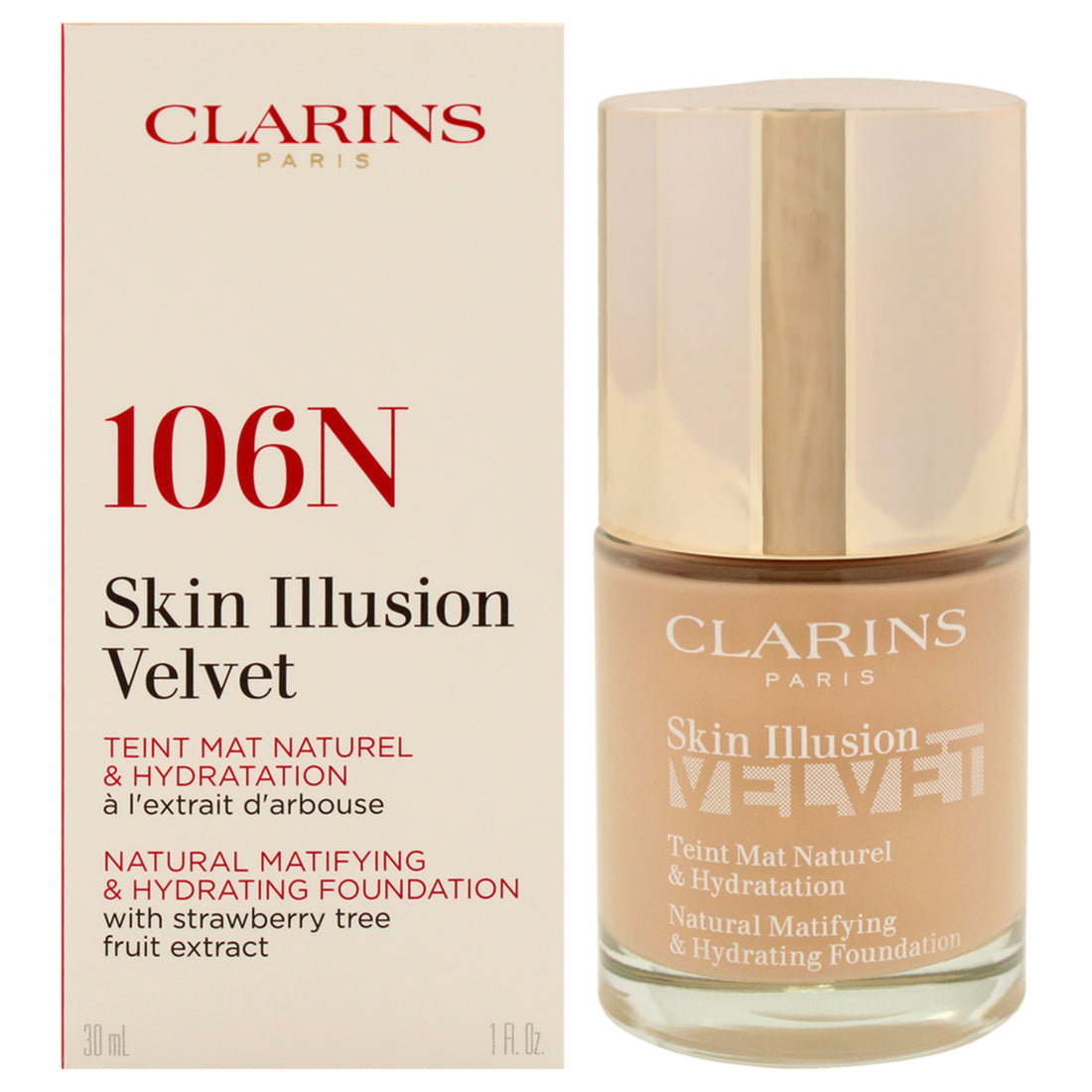 Clarins Skin Illusion Velvet Foundation