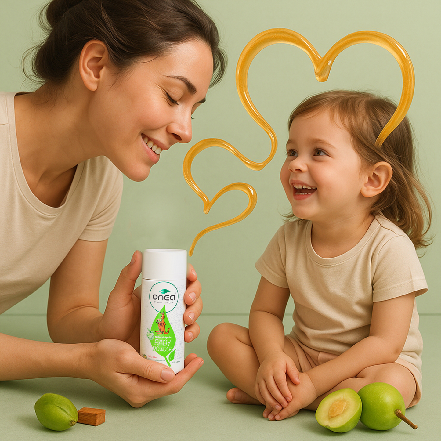 Natural Apple Baby Powder