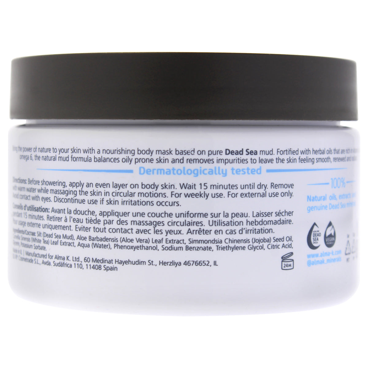Natural Dead Sea Black Mud Mask