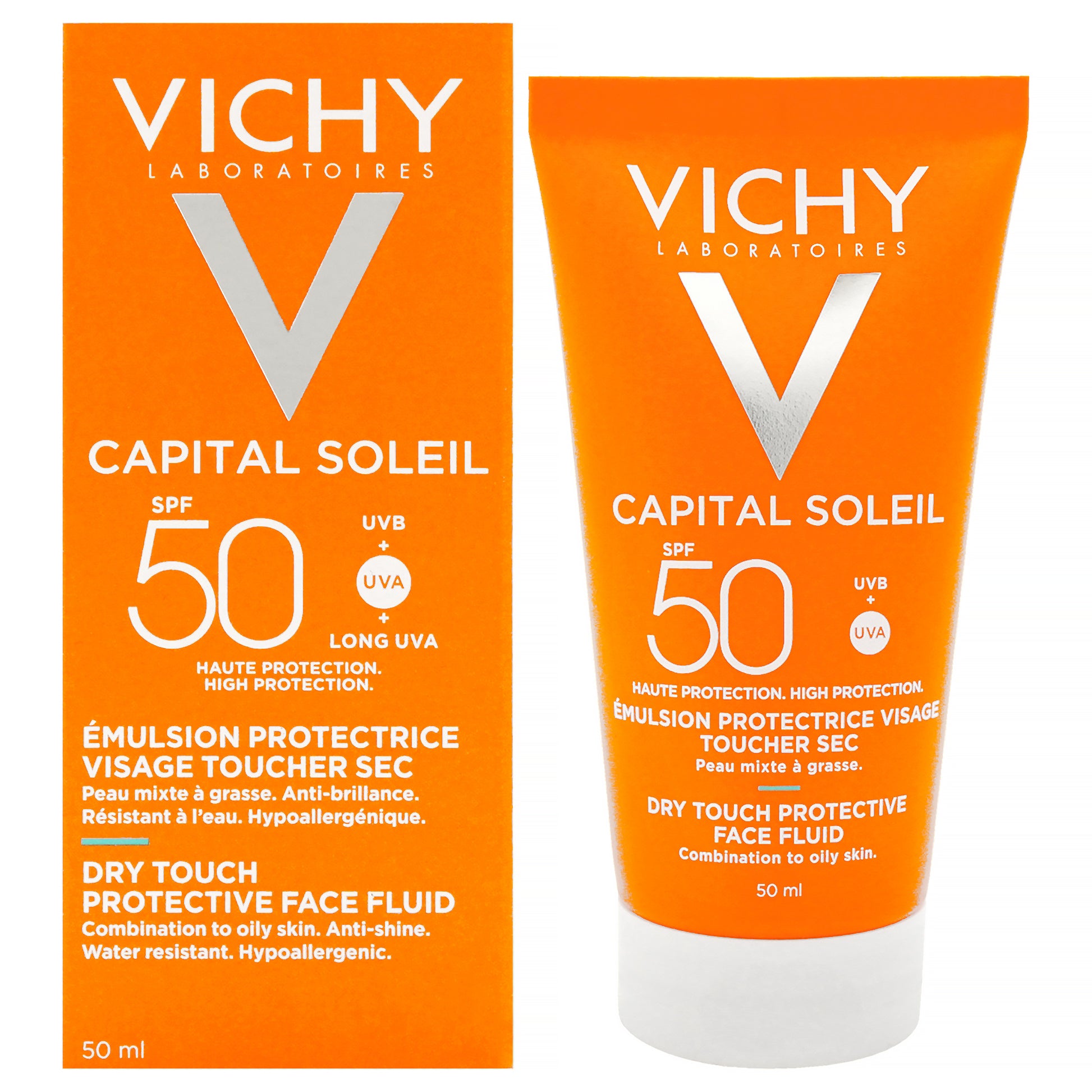 Capital Soleil Dry Touch Protective Face Fluid SPF 50