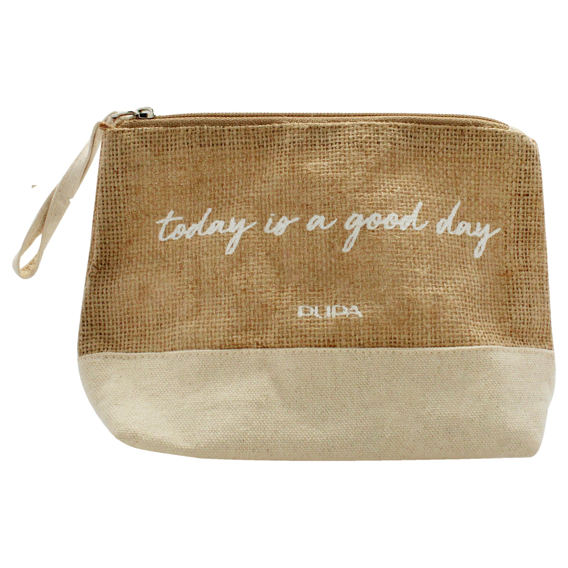 Jute and Cotton Mini Pouch
