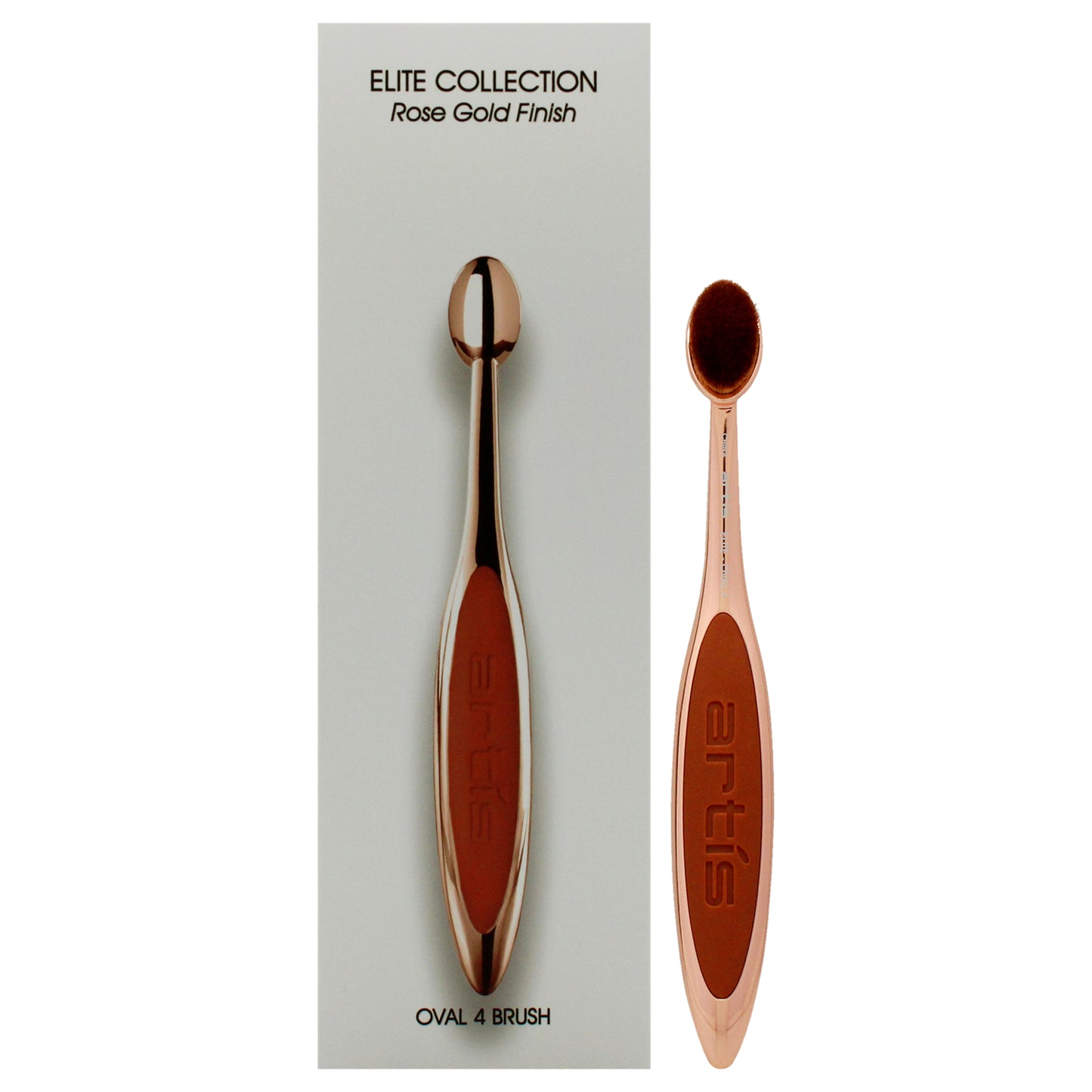 Elite Collection Oval 4 Brush - Rose Gold