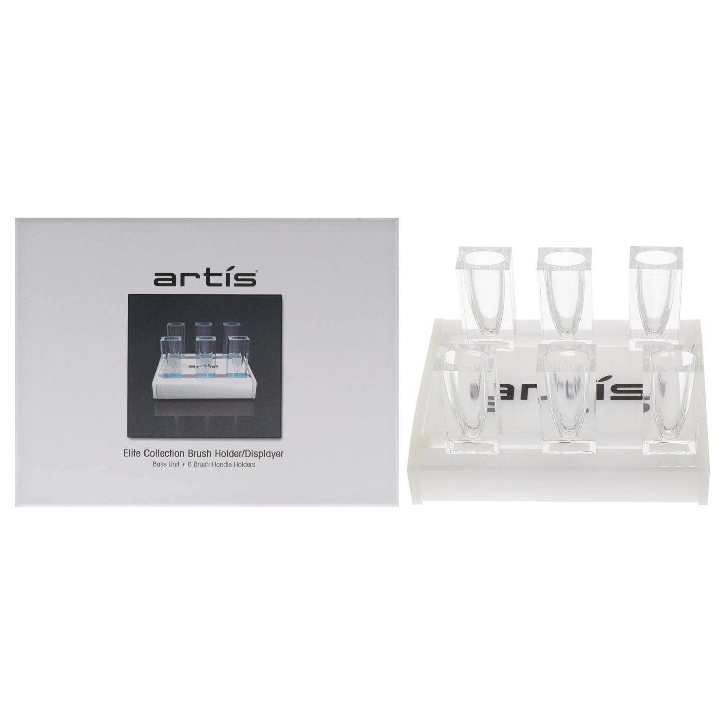 Elite Collection 6 Brush Holder-Displayer