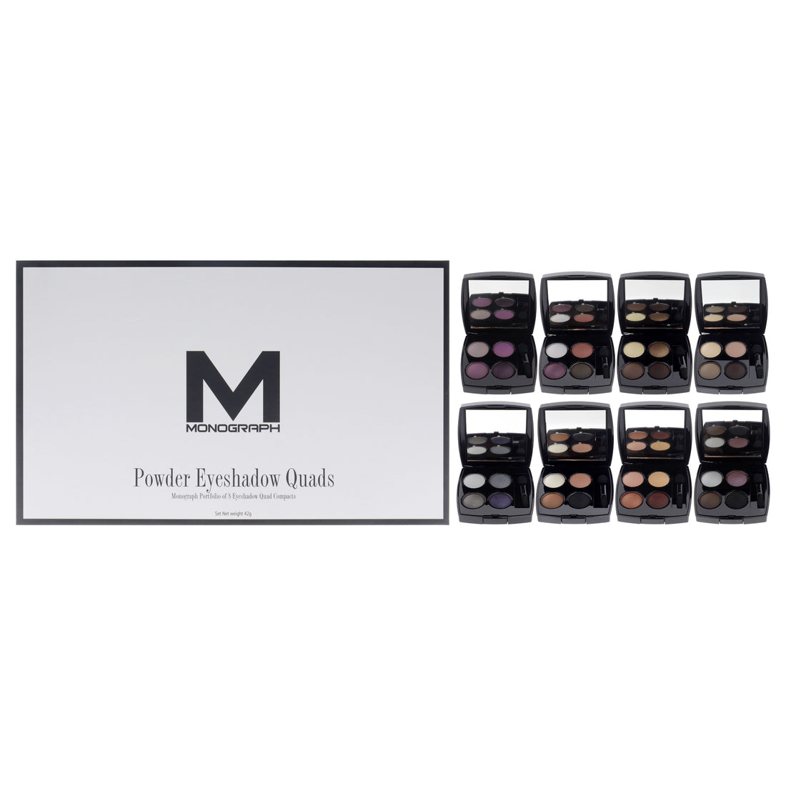 Monograph Collection Powder Eyeshadow Quads Portfolio