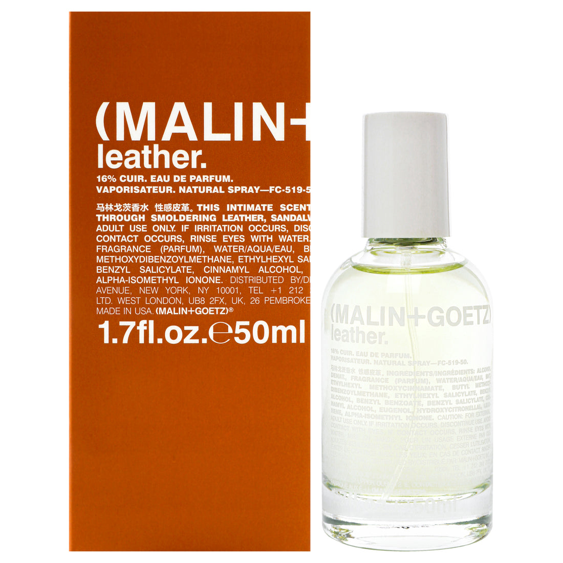 Malin + Goetz Leather Unisex EDP Spray