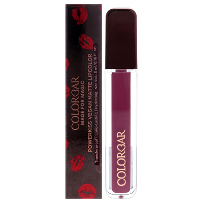 Powerkiss Vegan Matte Lipcolor
