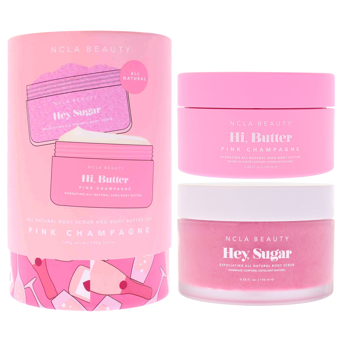 All Natural Body Scrub and Body Butter Set