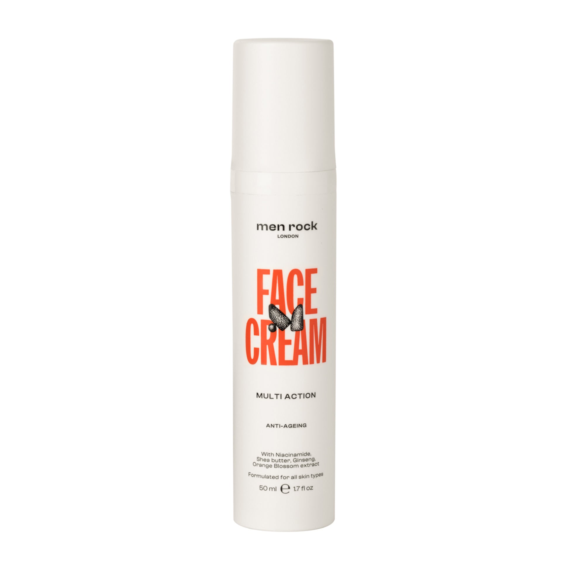 Face Cream Multi Action Anti-Ageing by Men Rock for Men - 1.7 oz Cream