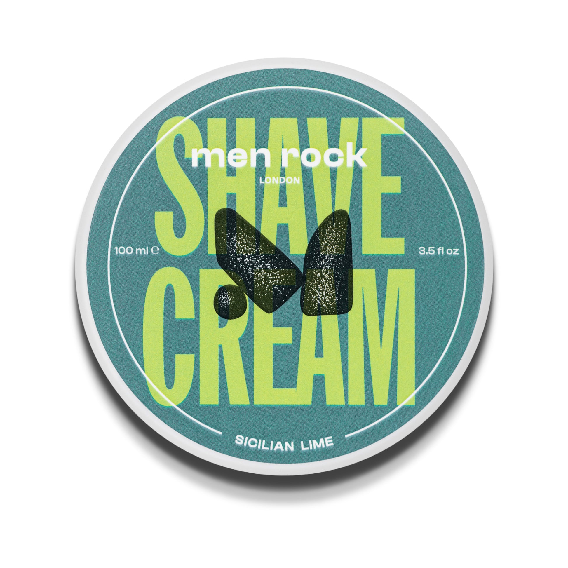 Shave Cream - Sicilian Lime by Men Rock for Men - 3.5 oz Shave Cream