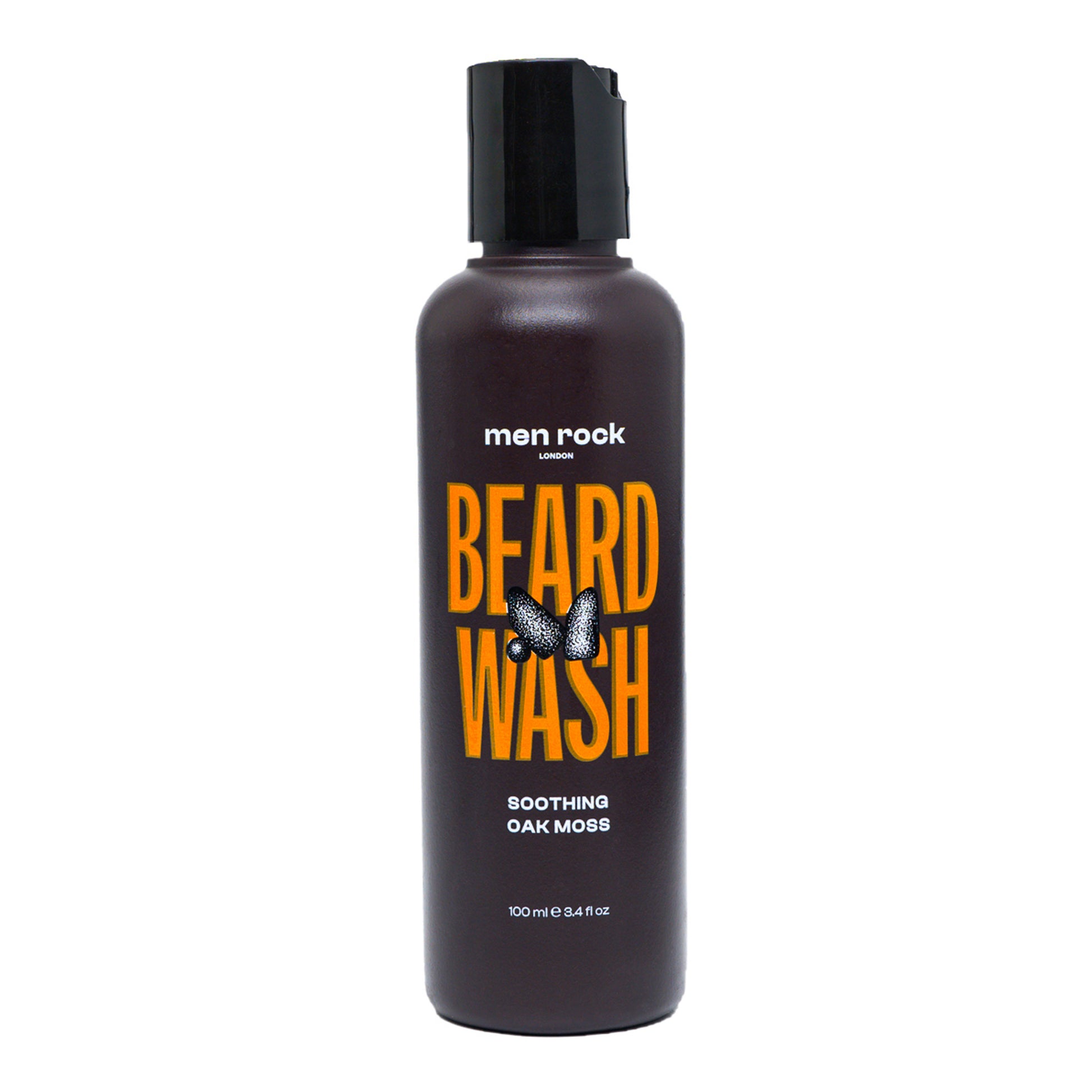 Soothing Beard Wash - Oak Moss by Men Rock for Men - 3.4 oz Beard Wash