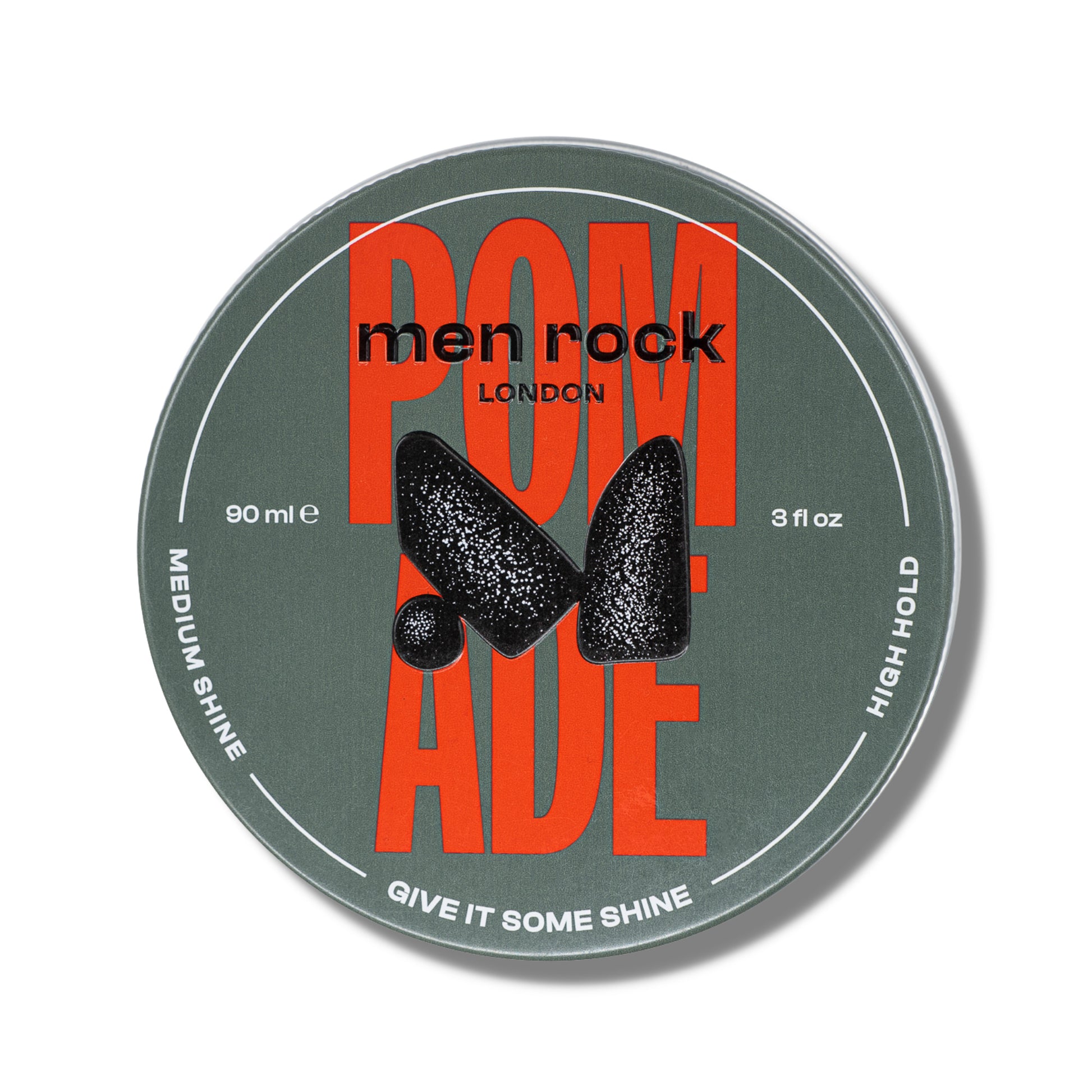 Pomade - High Hold-Medium Shine by Men Rock for Men - 3 oz Pomade