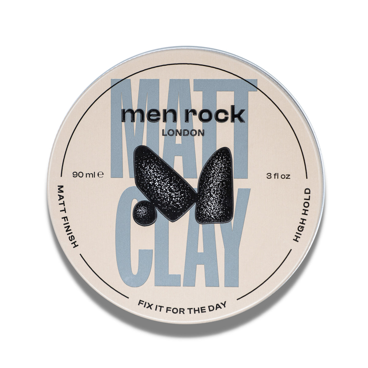 Matt Clay - High Hold-Matt Finish by Men Rock for Men - 3 oz Clay