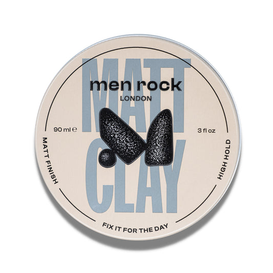 Matt Clay - High Hold-Matt Finish by Men Rock for Men - 3 oz Clay