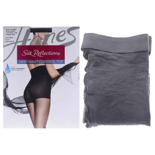 Silk Reflections High Waist Control Top Sheer Toe