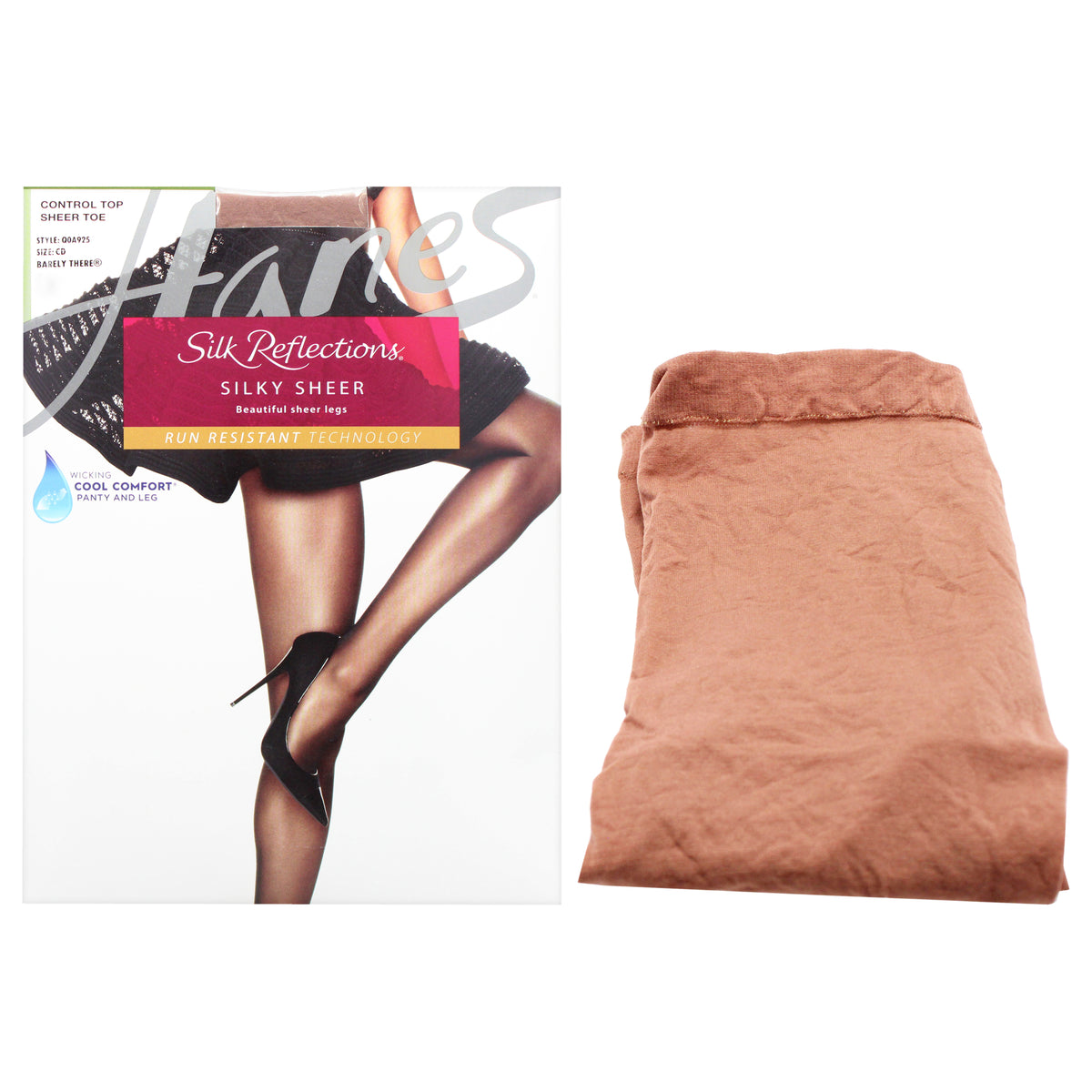 Silk Reflections Silky Sheer Control Top Sheer Toe