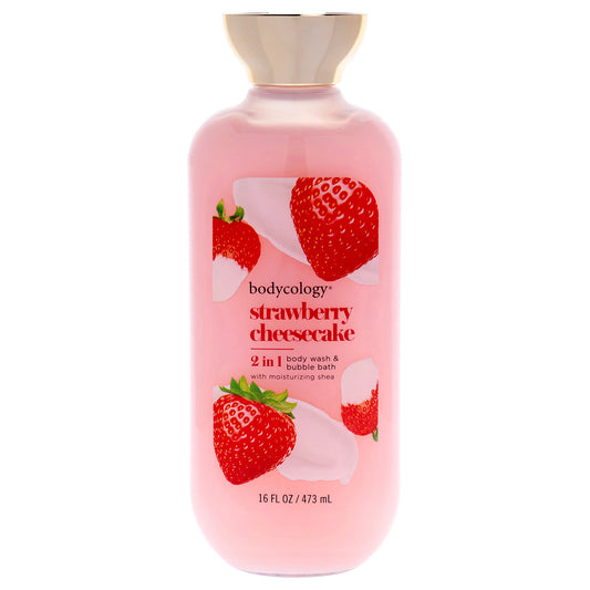 2 in 1 Body Wash and Bubble Bath - Strawberry Cheesecake