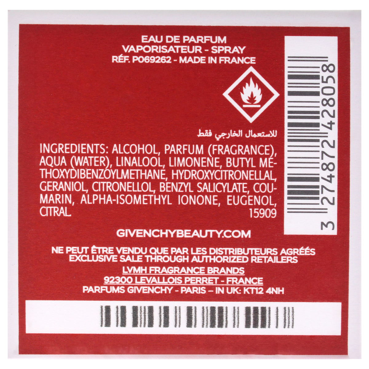 LInterdit Rouge EDP Spray