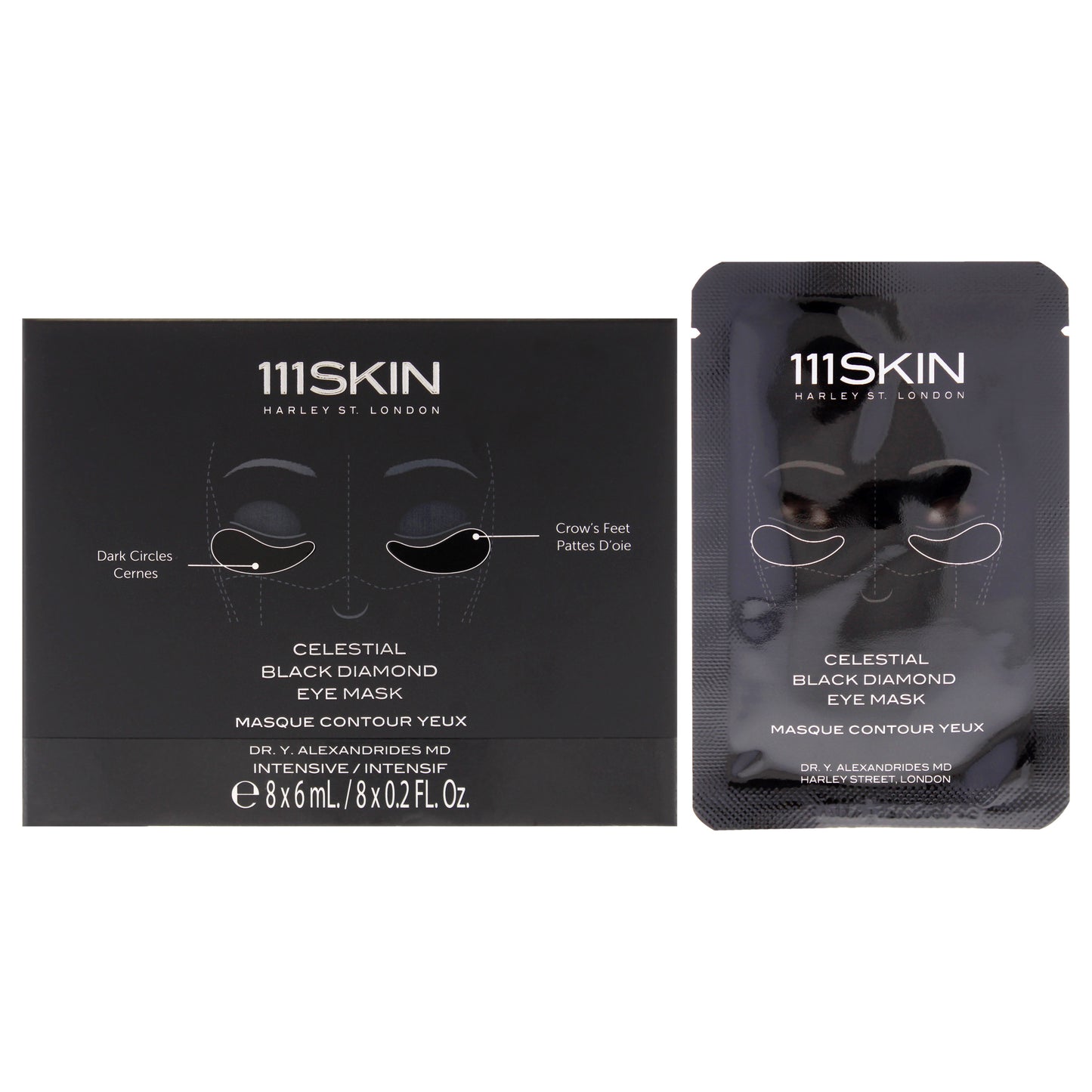 Celestial Black Diamond Eye Mask