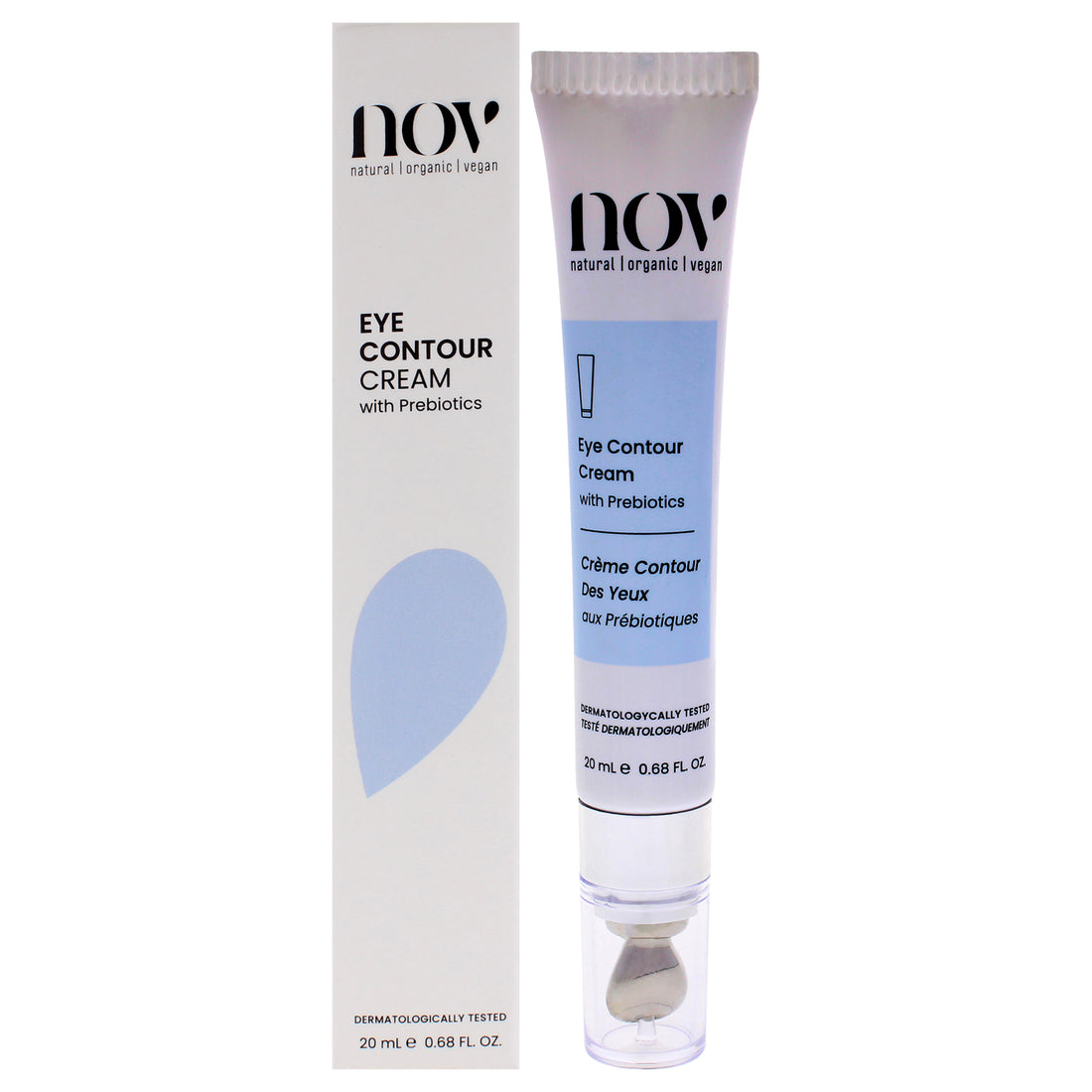 Eye Contour Cream by NOV Natural Organic Vegan for Women - 0.68 oz Cream