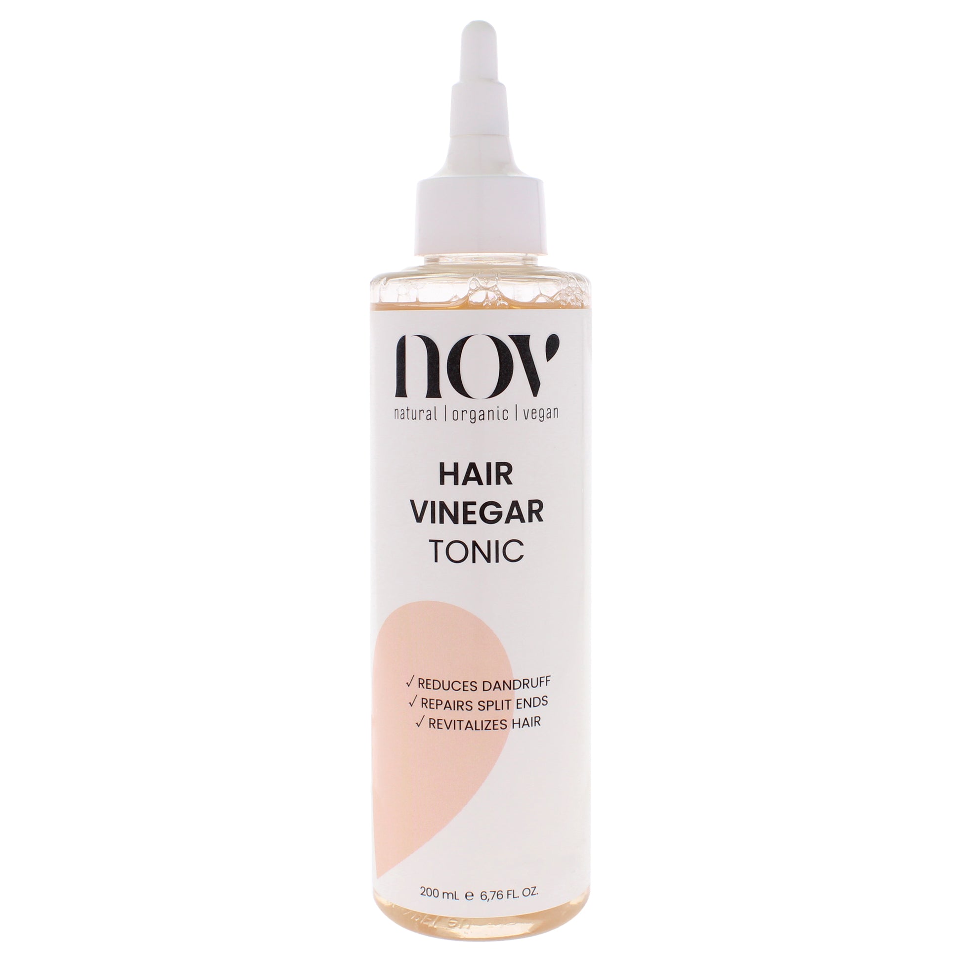 Hair Vinegar Tonic by NOV Natural Organic Vegan for Women - 6.76 oz Toner